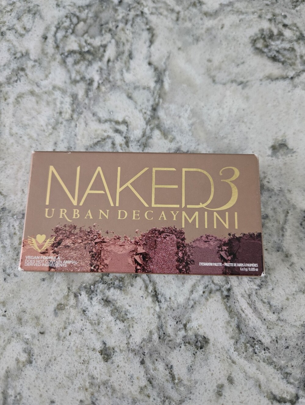 NWT Urban Decay Naked3 Mini Eyeshadow Palette - Rose/Neutral